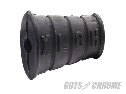 V-TWIN XLCHロゴ入り キックペダルラバー ブラック