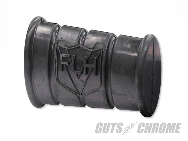 V-TWIN FLHロゴ入り キックペダルラバー ブラック