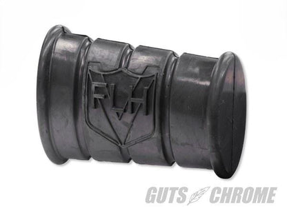 V-TWIN FLHロゴ入り キックペダルラバー ブラック