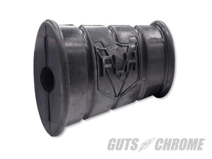 V-TWIN FLHロゴ入り キックペダルラバー ブラック