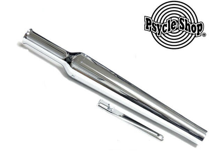 Cycle Shop Replica Bell Megaphone Muffler Chrome Plated L/57cm
