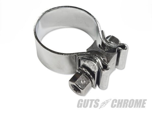 V-TWIN 1-7/8マフラークランプ クローム 純正タイプ 1個入