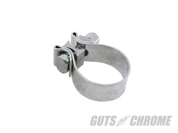 V-TWIN 1-7/8" Muffler Clamp Chrome OEM Type Qty 1