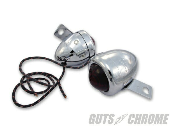 GUIDE DH-49 レプリカ ウインカーセット ステー付赤レンズ