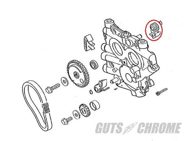 ハーレー純正 セカンダリーカムチェーンテンショナー