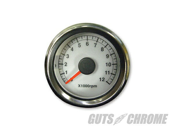 タコメーター 白 電気式 電球照明