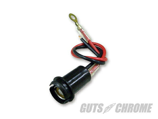Replacement bulb socket for FL type meters