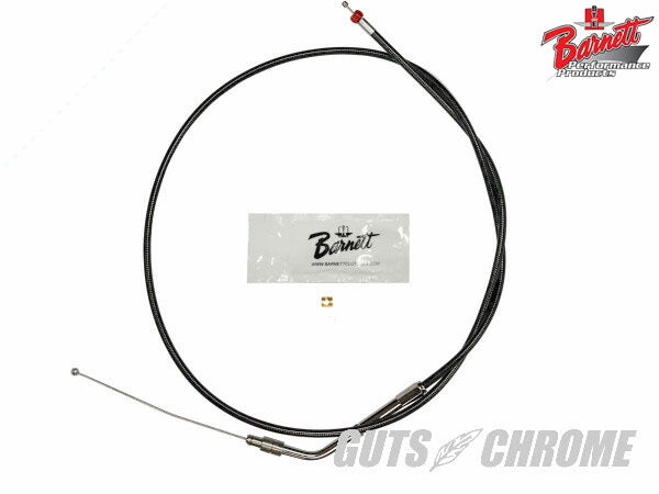 バーネット スロットルケーブル ブラック 38.9インチ 135° XL