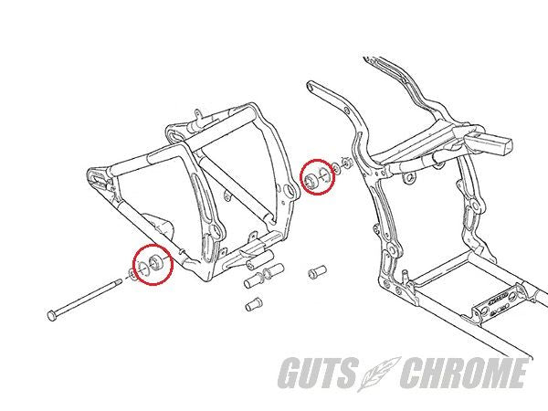 Swingarm Bearing Kit Softail