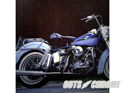 V-TWIN ドームスタイルショックカバー クローム 68×75mm K/XL FL