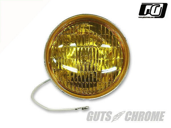 ビンテージスタイルフォグライト用H3バルブユニット アンバーレンズ