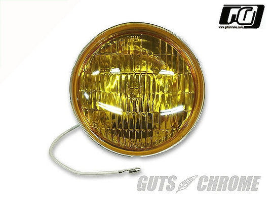 ビンテージスタイルフォグライト用H3バルブユニット アンバーレンズ