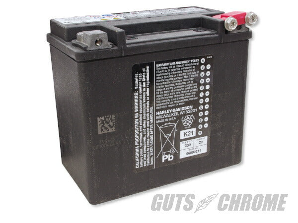 ハーレー純正 バッテリー OEM/65989-90B ダイナ ソフテイル