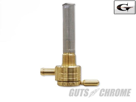 GOLAN Click-Slick Gas Cock Straight Brass 3/8NPT
