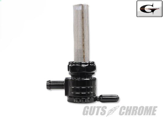 GOLAN Click-Slick Petcock, Straight, Black, 22mm Nut
