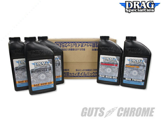 ドラッグスペシャリティーズ オイル交換フルセット 20W50 エボ ビッグツイン