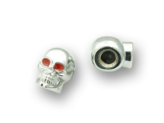 クローム スカル バルブキャップセット