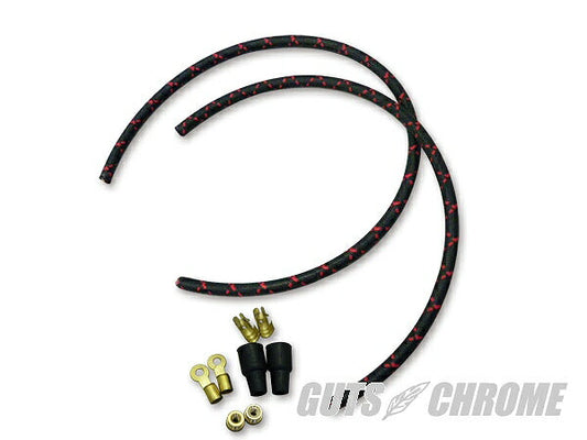 Vintage Style Spark Plug Wire Kit Black x Red Instructions