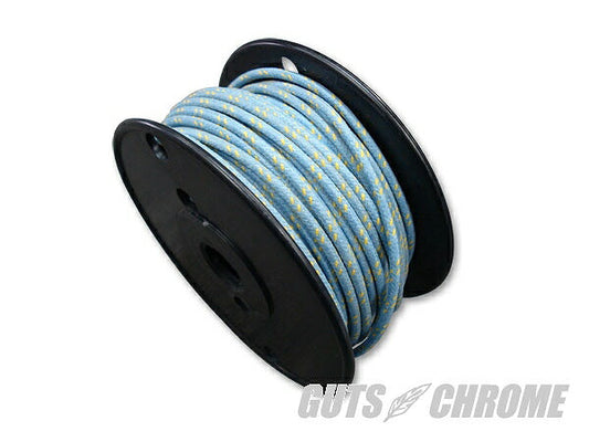 クロスカバーワイヤー16ゲージ 青×黄※1m売リ