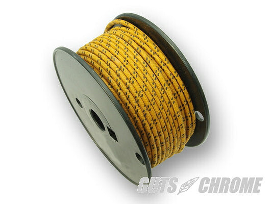 クロスカバーワイヤー16ゲージ 橙X黒 1m売リ