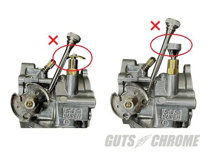Bia Rail Stainless Long Idle Screw for S&S E Carb