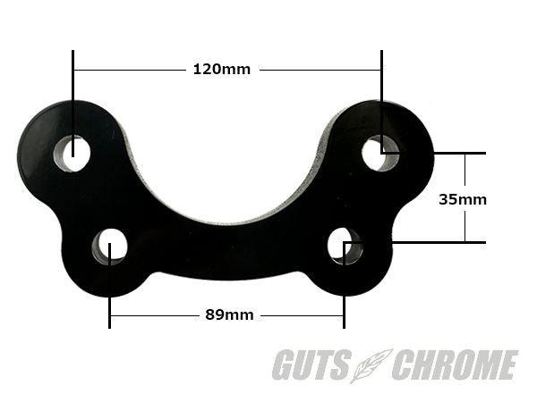 Handlebar Risers Offset Bracket for Springer 35mm