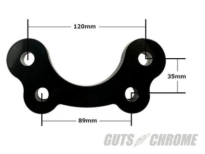 Handlebar Risers Offset Bracket for Springer 35mm