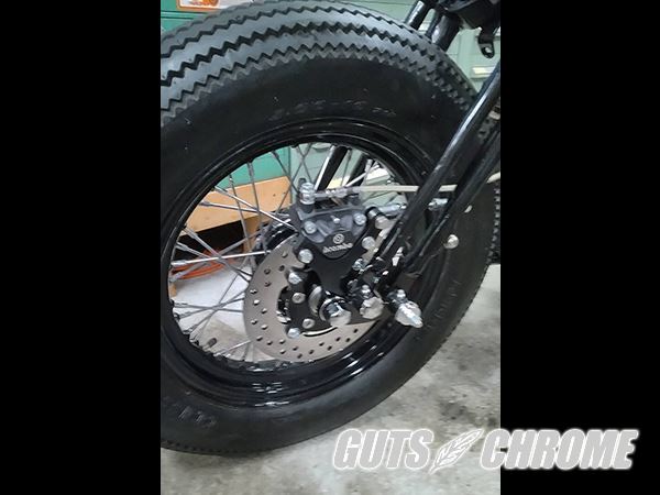 オーセンティックマーケットディスクブレーキキット 74スプリンガーフォーク デュアルフランジハブ用