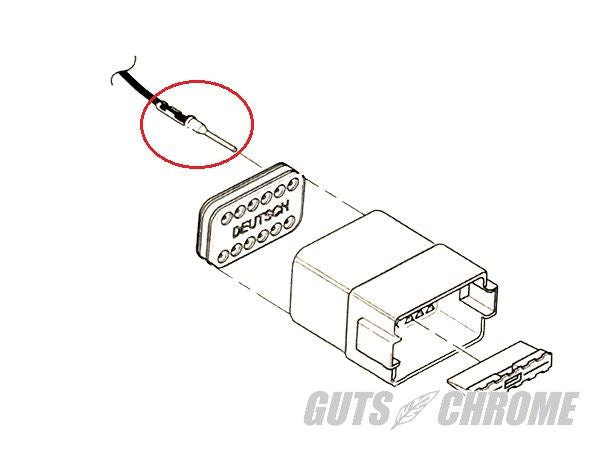 Deutsch DT Series Connector Male Terminal, Pack of 1