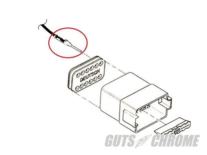 Deutsch DT Series Connector Male Terminal, Pack of 1