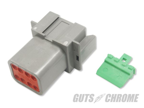 Deutsch DT Series Connector Female 8-Pin Gray