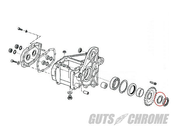 Mainshaft Sprocket Nut Lock Tab 80-83FLT