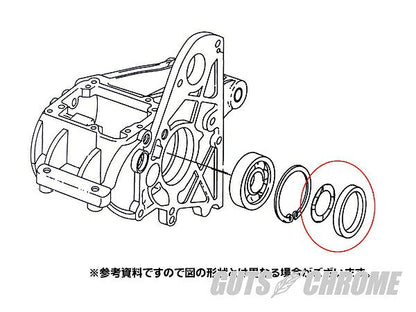 5速TM メインシャフトシール L84-E94年BT