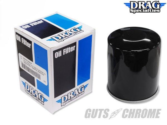 Drag Specialties Oil Filter, Black, Touring Models, Softail, Sportster