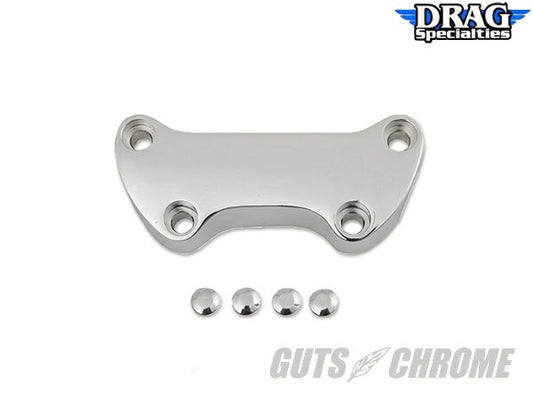 Riser Top Clamp, Plain, Chrome Plated Finish
