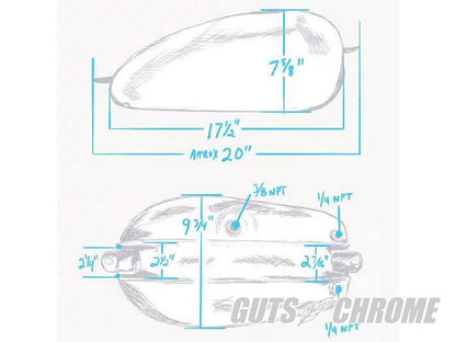 2.6ガロン スーパーバナナタンク ミドルトンネル 18.4×29.8×50.8cm 9.8L