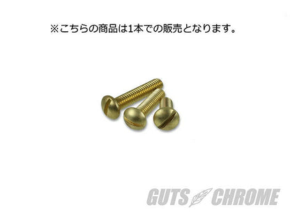 ブラス スロッテッドスクリュー 1/4-20-1/4