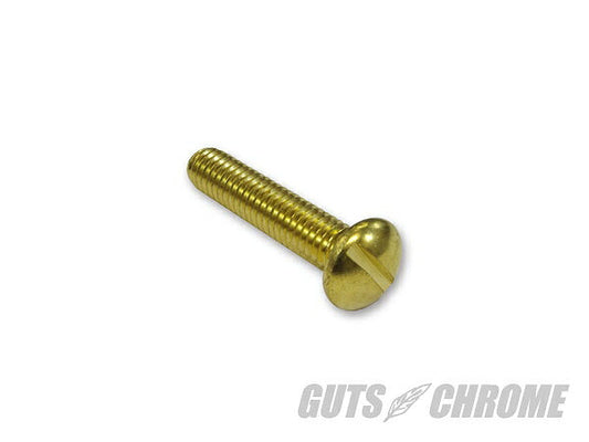 Slotted Screw Brass 5/16-18x1-1/2 inches