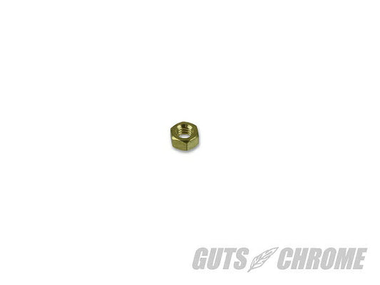 Hex nut, brass, 3/8-16