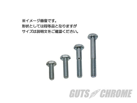 HEX bolt 3/8-24X2-1/2 zinc
