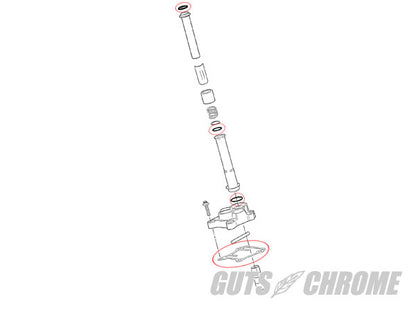 Pushrod/Tappet Cover Gasket Kit 99up TC Twin Cam Replacement Parts