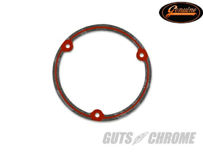 ダービーカバーガスケットペーパーw/Bead 3穴 0.062インチ 70-84 BTビッグツイン ショベルヘッド 補修部品