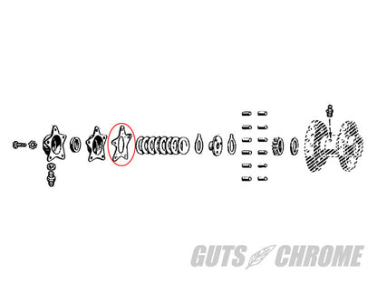 ホイールベアリングカバーガスケットスターハブ 36-66年EL/FL フロント/リア 37-48年ULフロント/リア 35-52年WLリア 補修部品