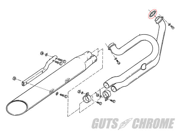Exhaust Gasket Wire Type 66-84 Shovelhead Repair Parts