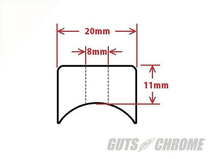 1-inch Pipe Bracket Adapter Spacer Parkarized