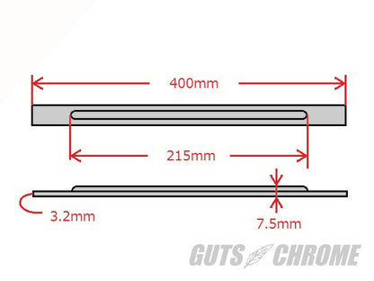 製作用リブ付リアフェンダーステー 未処理