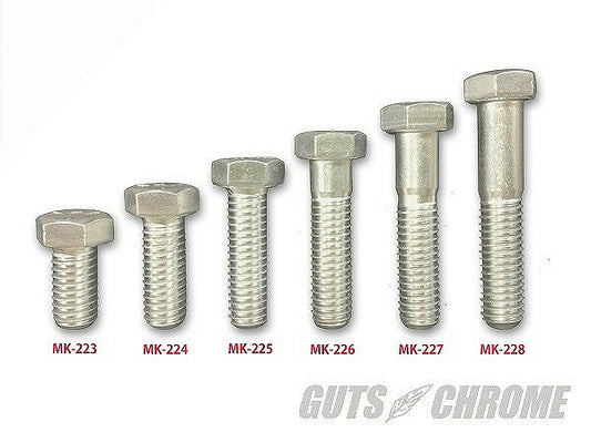 Cadmium-plated inch bolt 3/8-16x3/4