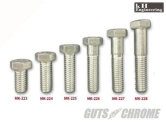 Cadmium plated inch bolt 3/8-16x2