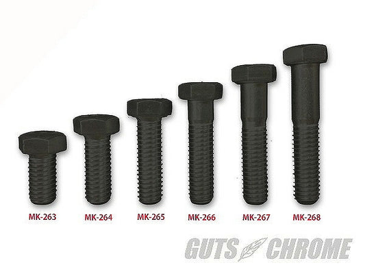 Parkerized finish inch bolt 3/8-16x2