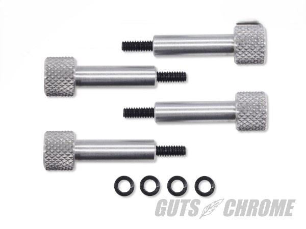 KH Engineering S&S B Carburetor Float Bowl Quick Screw Set - Aluminum